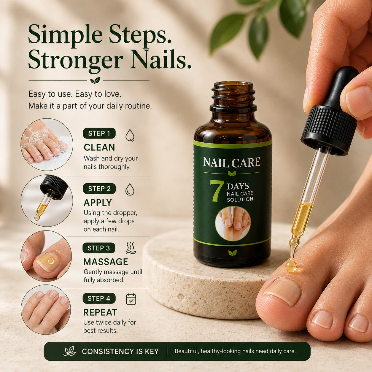 Nail Care ™ Intensive Repair serum For Nail Strength and Growth