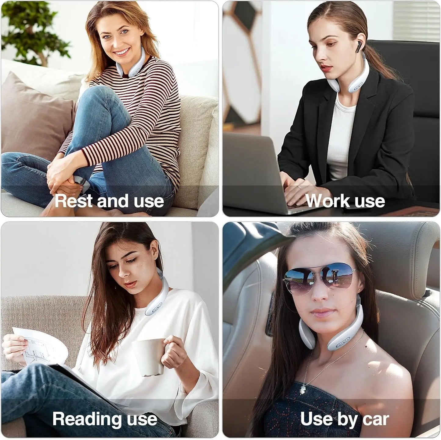 Calm Pulse Therapy For Neck & Shoulder with Heated Electric Massager