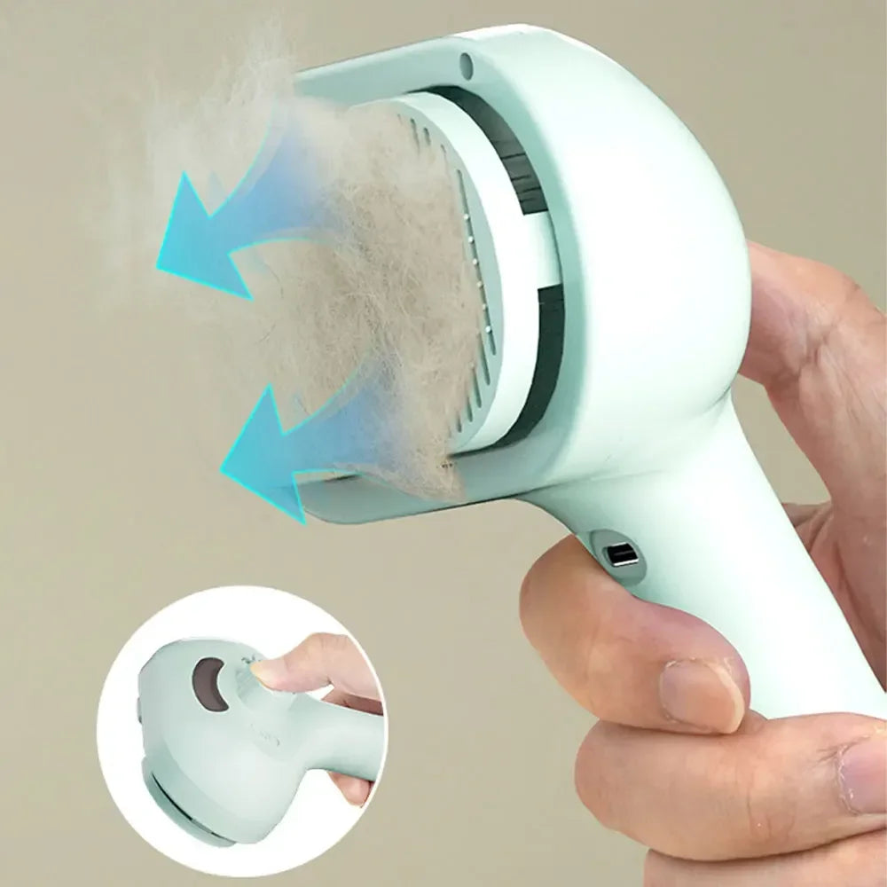 Pet Hair Comb with Spray
