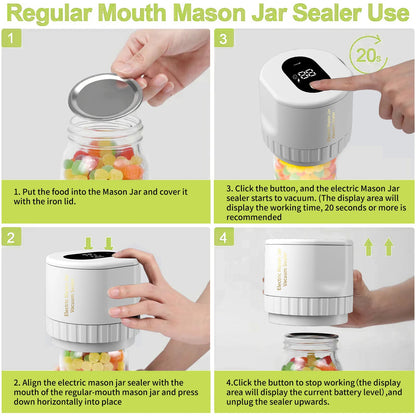 FreshKeeper™ Vacuum Jar Sealer