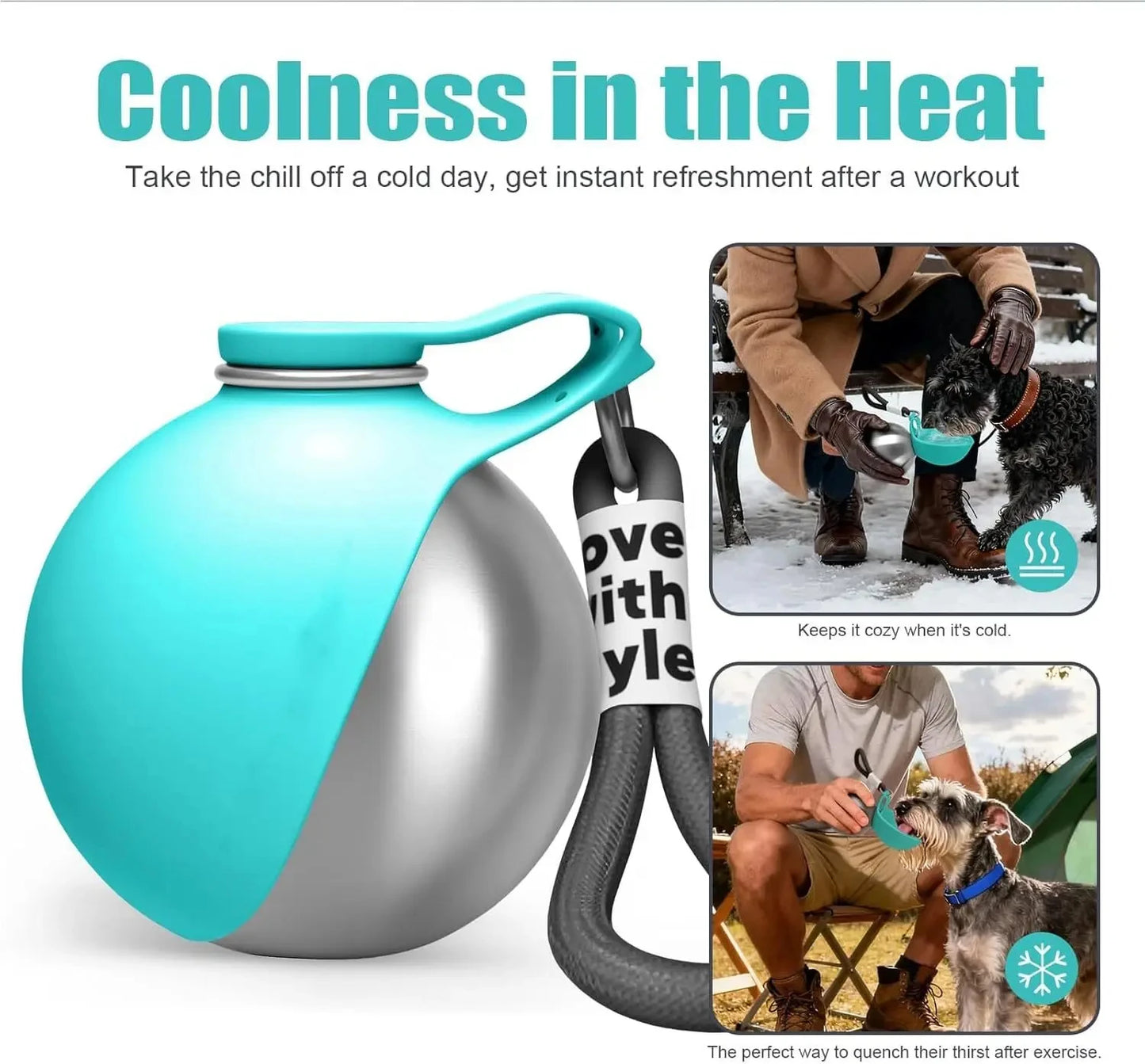 Travel Pet Water Bottle – Leak-Proof Hydration for Dogs & Cats