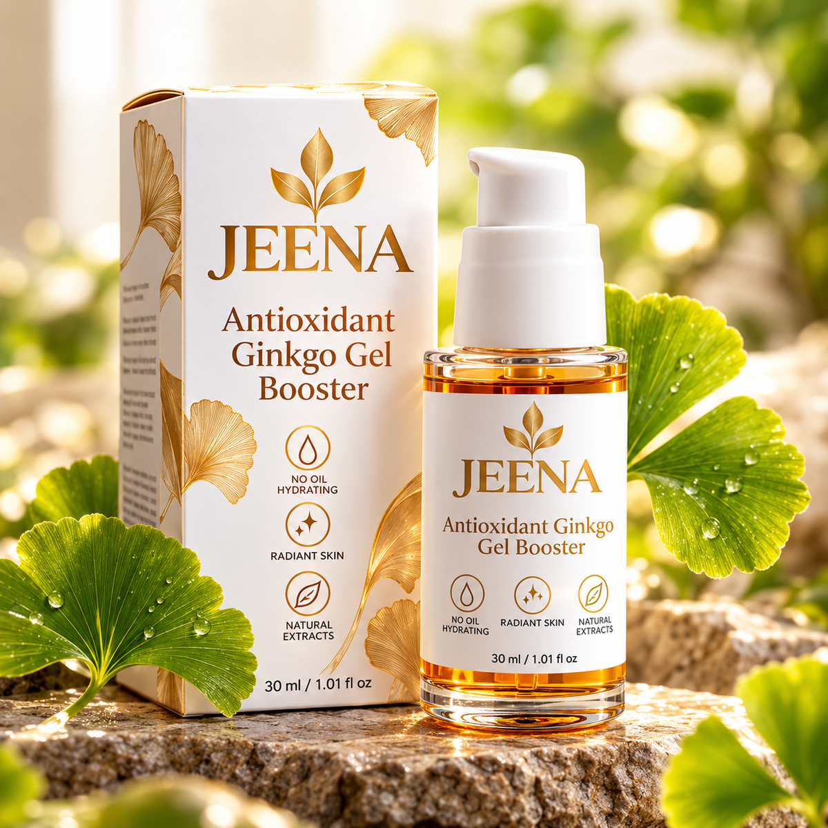 Antioxidant Ginkgo Gel Booster