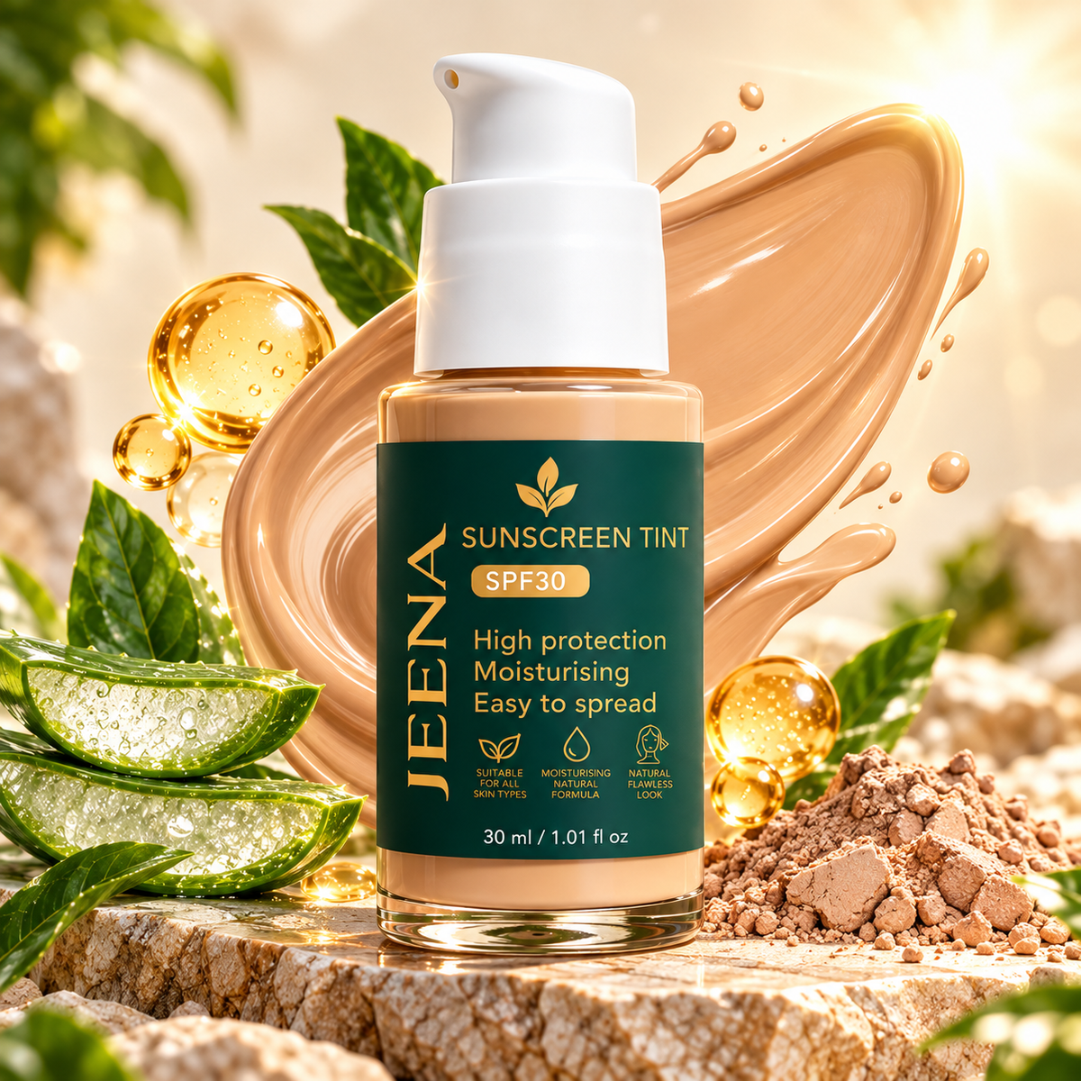 JEENA Radiant Skin Tint Sunscreen