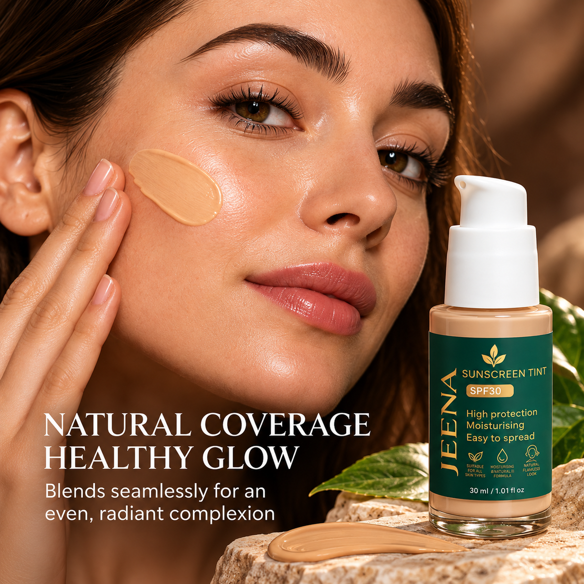 JEENA Radiant Skin Tint Sunscreen