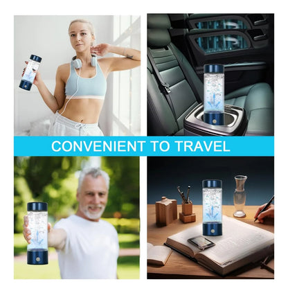 Hydrogen Water bottle for Sports, Gym, Travel & Rich Water Anywhere