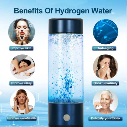 Hydrogen Water bottle for Sports, Gym, Travel & Rich Water Anywhere