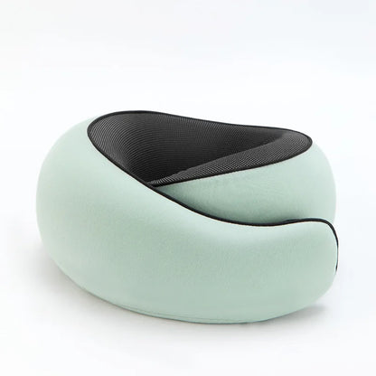 Portable U-shaped Travel Pillow Memory Foam Snail Pillow Travel Neck Support Neck Pillow Adjustable Soft Noon Break Pillows