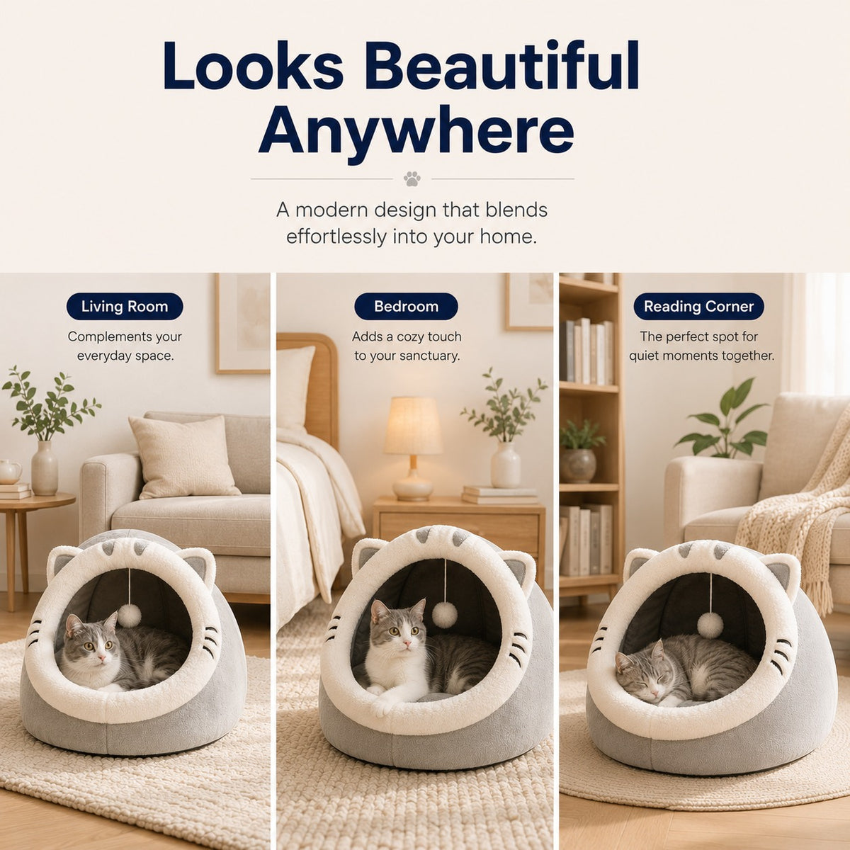 The Comfort Cave™Deep Sleep Pet Bed