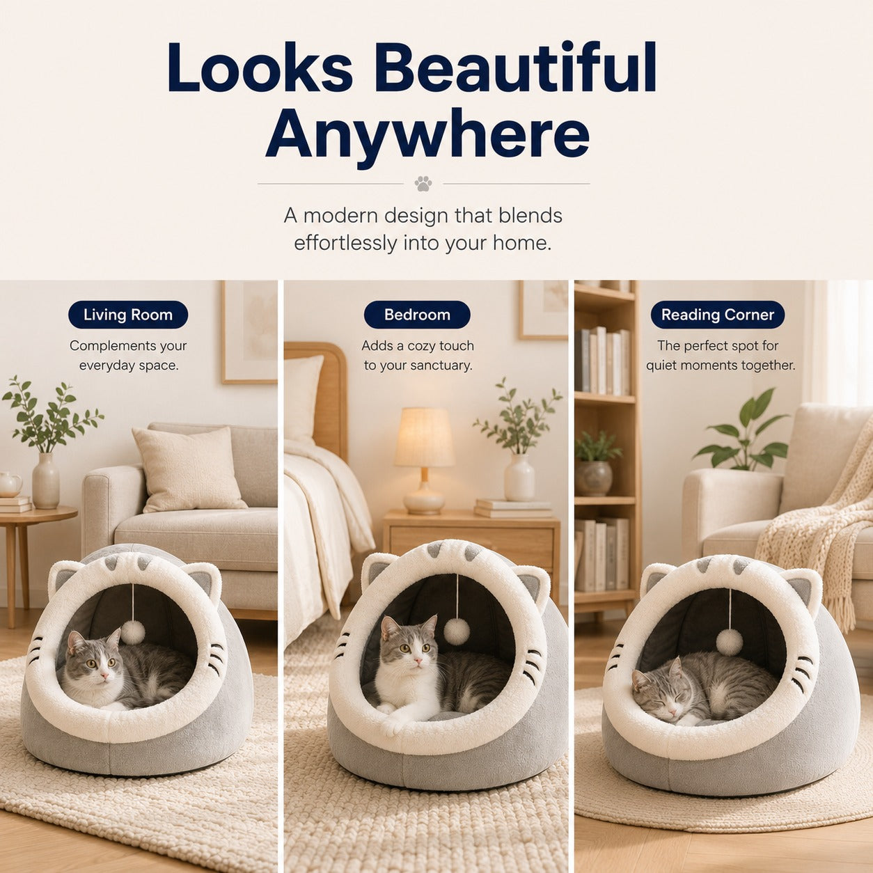 The Comfort Cave™Deep Sleep Pet Bed