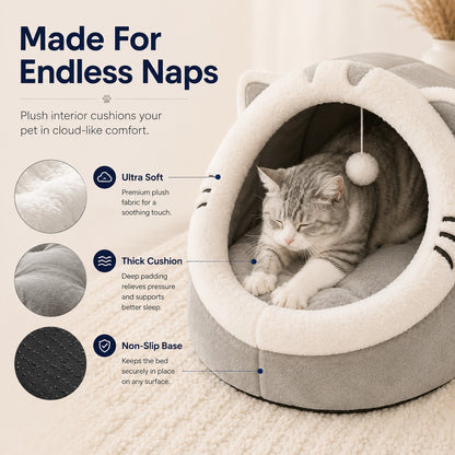 The Comfort Cave™Deep Sleep Pet Bed