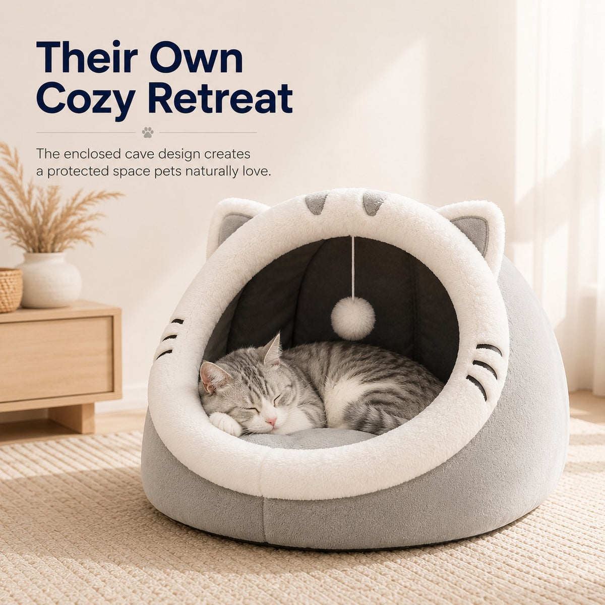 The Comfort Cave™Deep Sleep Pet Bed