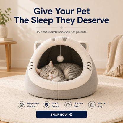 The Comfort Cave™Deep Sleep Pet Bed
