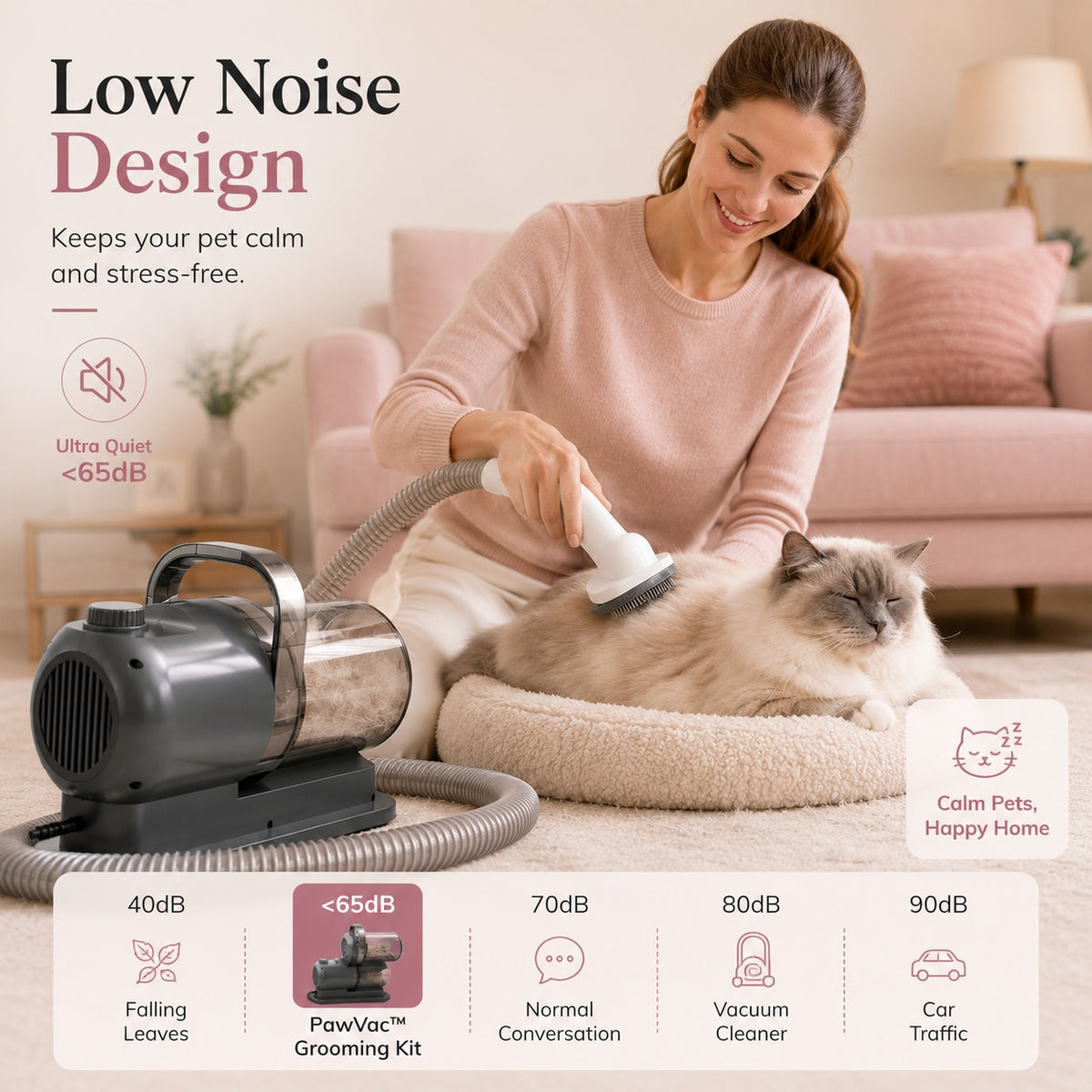 PawVac™ – Professional Pet Grooming Kit