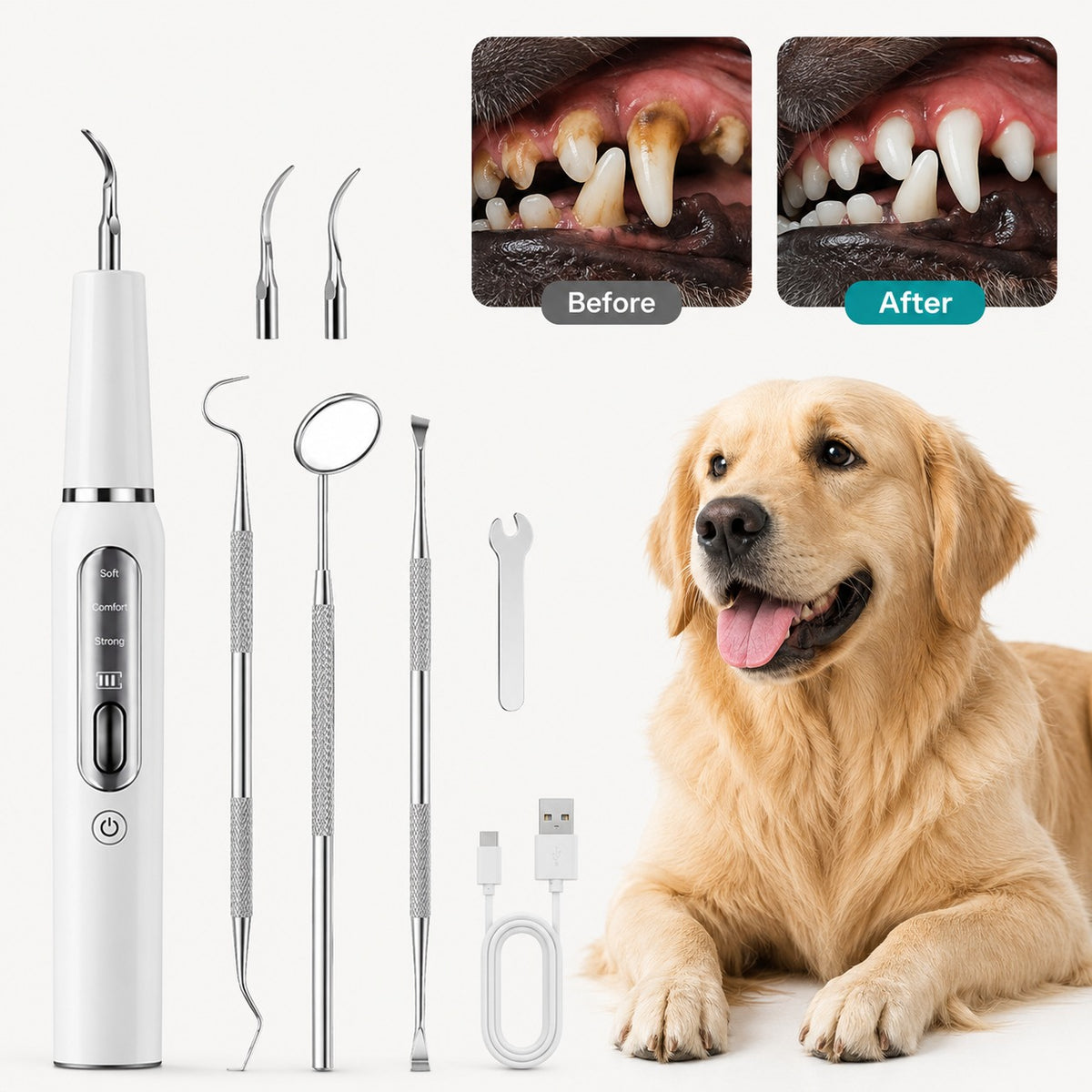 MyJeena-Ultrasonic Pet Dental Cleaner