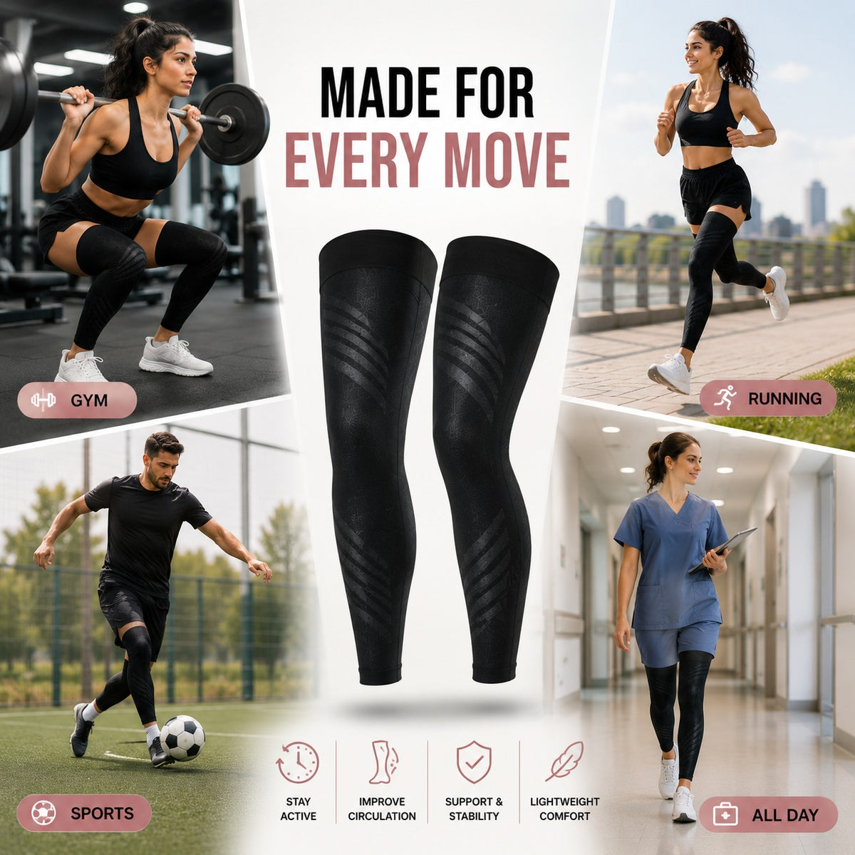 IronFlex™ – Elite Performance Sleeve For Legs & Knee