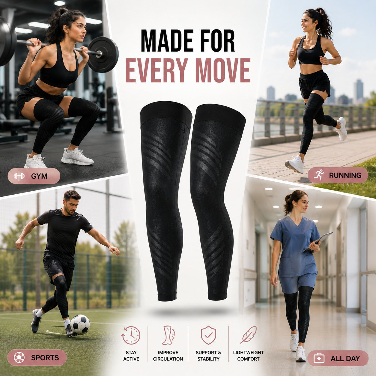 IronFlex™ – Elite Performance Sleeve For Legs & Knee