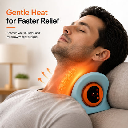 SpineEase™ Cervical Neck Stretcher & Heated EMS Massage Device
