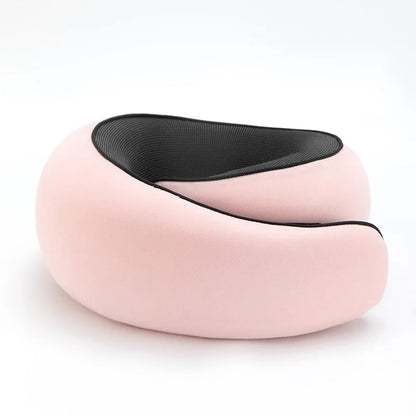 Portable U-shaped Travel Pillow Memory Foam Snail Pillow Travel Neck Support Neck Pillow Adjustable Soft Noon Break Pillows