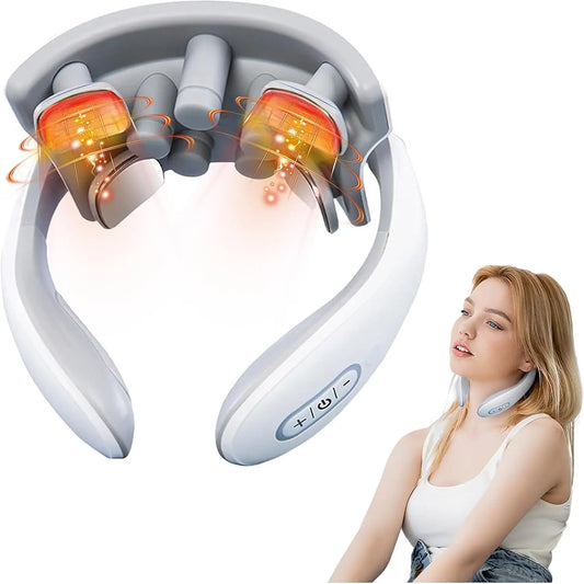 Calm Pulse Therapy For Neck & Shoulder with Heated Electric Massager
