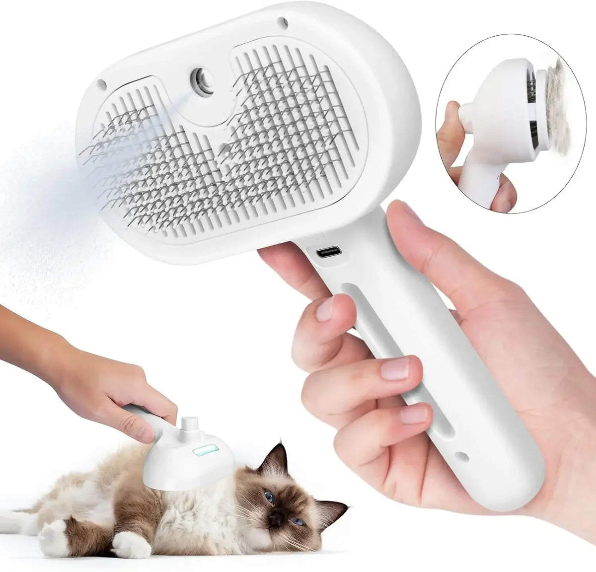 Pet Hair Comb with Spray