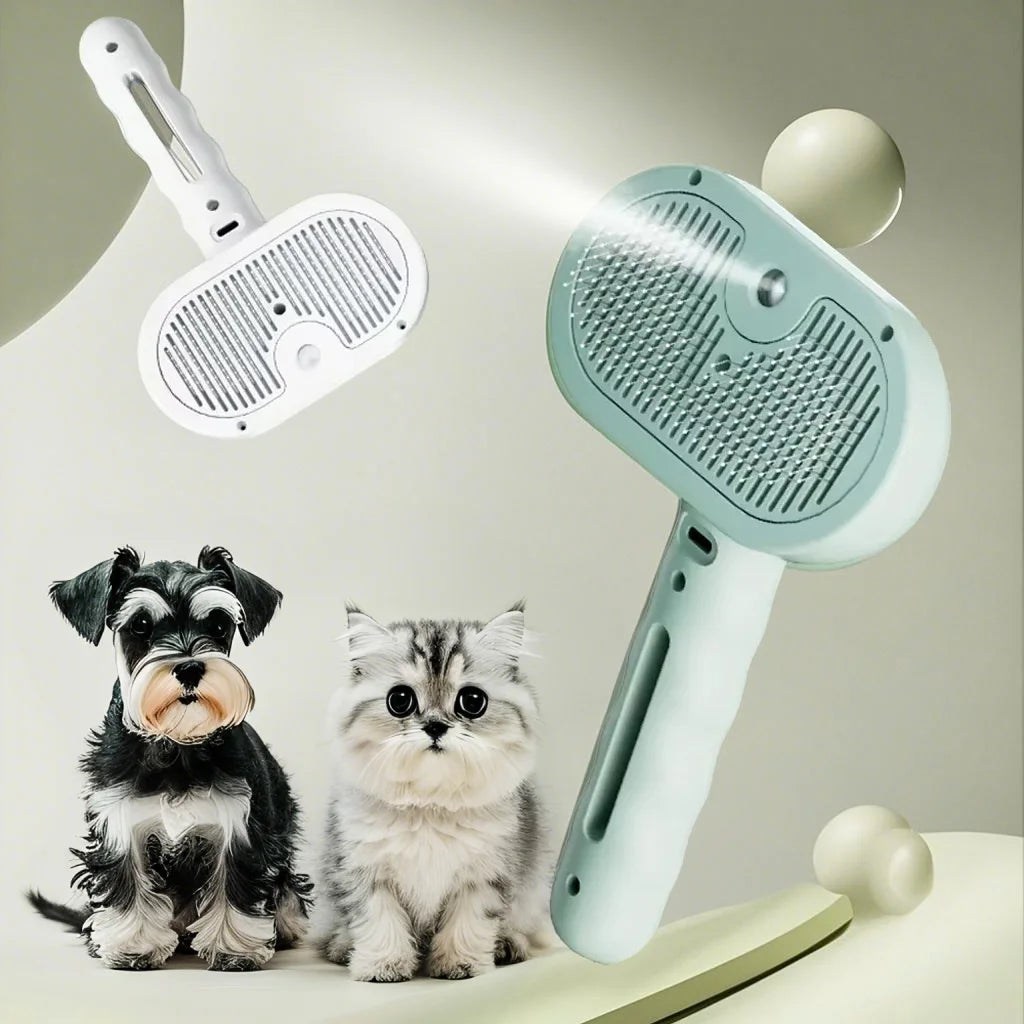 Pet Hair Comb with Spray